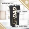 Campus Colors NCAA Stainless Steel Travel Tumbler for Dad - 18 oz - Double Walled Insulated Drinkware (Purdue Boilermakers - Black) view 3