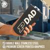 Campus Colors NCAA Stainless Steel Travel Tumbler for Dad - 18 oz - Double Walled Insulated Drinkware (Purdue Boilermakers - Black) view 4