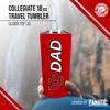 Campus Colors NCAA Stainless Steel Travel Tumbler for Dad - 18 oz - Double Walled Insulated Drinkware (Utah Utes - Red) view 2