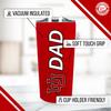 Campus Colors NCAA Stainless Steel Travel Tumbler for Dad - 18 oz - Double Walled Insulated Drinkware (Utah Utes - Red) view 3