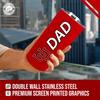Campus Colors NCAA Stainless Steel Travel Tumbler for Dad - 18 oz - Double Walled Insulated Drinkware (Utah Utes - Red) view 4
