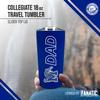 Campus Colors NCAA Stainless Steel Travel Tumbler for Dad - 18 oz - Double Walled Insulated Drinkware (Memphis Tigers - Royal) view 2