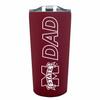 Campus Colors NCAA Stainless Steel Travel Tumbler for Dad - 18 oz - Double Walled Insulated Drinkware (Mississippi State Bulldogs - Maroon) view 1