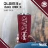 Campus Colors NCAA Stainless Steel Travel Tumbler for Dad - 18 oz - Double Walled Insulated Drinkware (Mississippi State Bulldogs - Maroon) view 2