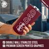 Campus Colors NCAA Stainless Steel Travel Tumbler for Dad - 18 oz - Double Walled Insulated Drinkware (Mississippi State Bulldogs - Maroon) view 4