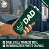 Campus Colors NCAA Stainless Steel Travel Tumbler for Dad - 18 oz - Double Walled Insulated Drinkware (USF Bulls - Green) view 4