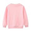 UNIYOUTH Sweatshirt Pullover Tops Long Sleeves Cotton Shirt for Little Girls Boys Toddlers Baby Kids, Solid-Pink, 2T view 2