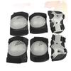 BESPORTBLE 6pcs Boys and Girls Protective Gear Set Knee and Elbow Pads for Cycling Skateboarding and Roller Skating Comfortable and Grey Outdoor Sports for Boys and Girls view 3