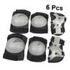 BESPORTBLE 6pcs Boys and Girls Protective Gear Set Knee and Elbow Pads for Cycling Skateboarding and Roller Skating Comfortable and Grey Outdoor Sports for Boys and Girls view 4