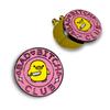 Pink Golf Ball Marker Anime Golf Ball Marker with Magnetic Hat Clip Pink Magnetic Golf Ball Markers and Novelty Hat Clip Set Animal golf marker Duck golf ball marker Cute Accessories Golf gift (DUCK) view 1