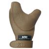 Hunt & Seek Thick Cow Leather Archery Hand Guard Protector Bow Glove for Traditional Long Recurve & Compound Bow (Brown, Large, Right)