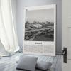 IkiCk Detroit Print Zwart-wit Nr. 2, Detroit Wall Art, Detroit Poster, Detroit Foto, Detroit Decor, Michig Canvas Wall Art Print Poster For Home School Office Decor 20x30inch(50x75cm) view 3
