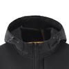 Mens Windbreaker Hooded Jacket Full Zip Waterproof Hiking Hoodie Coat Lightweight Tactical Winter Outdoor Jackets (4X-Large,Black) view 2
