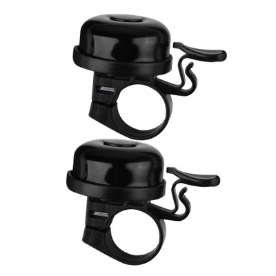 INOOMP 2pcs Bike Bell for Mountain and Road Loud Tone Easy Installation Retro Design Safety Accessories