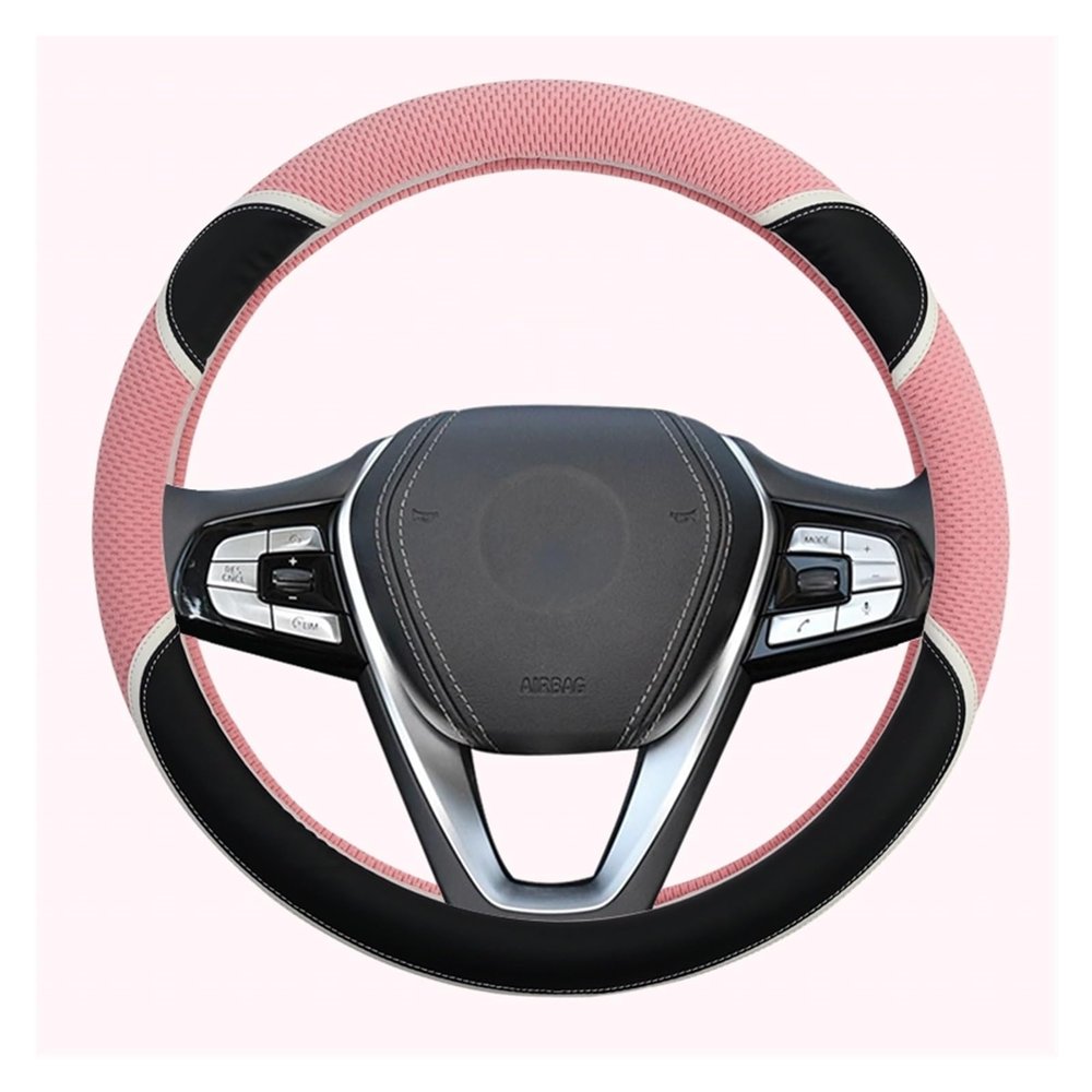 Car Steering Wheel Cover for Car Steering Wheel Cover Auto Accessories Soft and Comfortable, Fashionable and Beautiful. (Color : 1#)