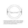 Car Steering Wheel Cover for Car Steering Wheel Cover Plush Auto Accessories Multi-Car Applicable Comfortable Driving (Color : 1#) view 2