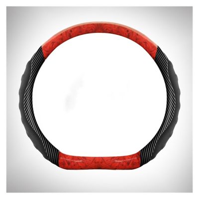 Car Steering Wheel Cover for D Type Car Steering Wheel Cover Crystal Mahogany Pattern Car Decoration Easy Installation (Color : 3#)