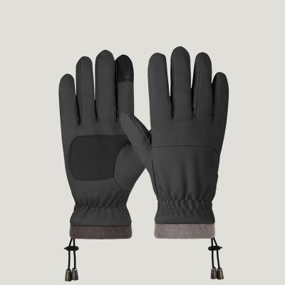 exnox Riding Gloves Men's Winter Electric Motorcycle Velvet Thickened Warm Cold and Windproof Outdoor Waterproof Cotton Gloves