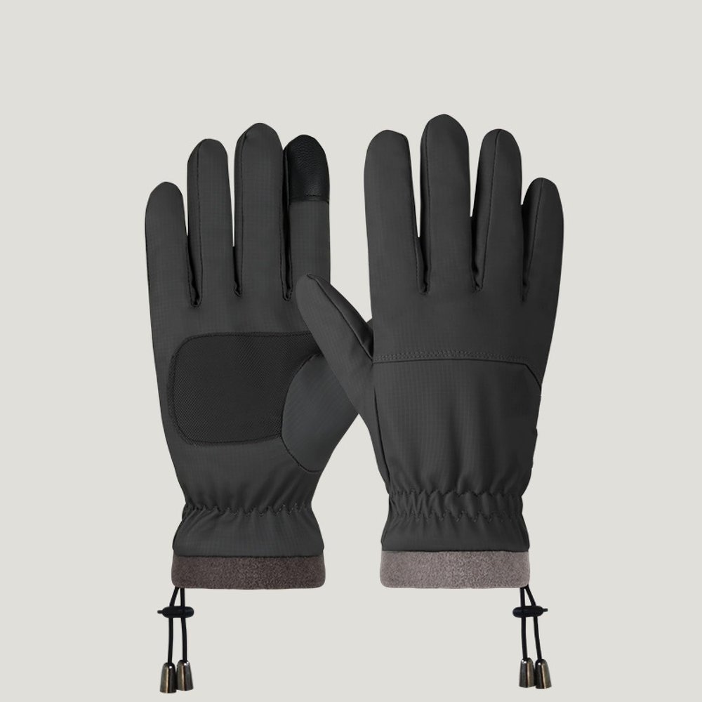 exnox Riding Gloves Men's Winter Electric Motorcycle Velvet Thickened Warm Cold and Windproof Outdoor Waterproof Cotton Gloves