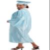 Grad HAGO Unisex Shiny Graduation Cap and Gown Tassel Set 2025 2026 for High School and Bachelor view 3