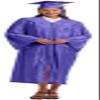 Grad HAGO Unisex Shiny Graduation Cap and Gown Tassel Set 2025 2026 for High School and Bachelor view 2
