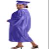 Grad HAGO Unisex Shiny Graduation Cap and Gown Tassel Set 2025 2026 for High School and Bachelor view 3