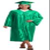 Grad HAGO Unisex Shiny Graduation Cap and Gown Tassel Set 2025 2026 for High School and Bachelor view 1