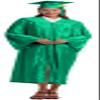 Grad HAGO Unisex Shiny Graduation Cap and Gown Tassel Set 2025 2026 for High School and Bachelor view 2