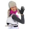 Sosoport Figure Skating Gloves for Women and Girls with Rhinestone Decoration Breathable Stretchable Ice Skating Gloves for Performance and Stage Use view 3