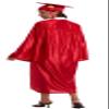 Grad HAGO Unisex Shiny Graduation Cap and Gown Tassel Set 2025 2026 for High School and Bachelor view 3