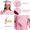 Grad HAGO Unisex Shiny Graduation Cap and Gown Tassel Set 2025 2026 for High School and Bachelor view 4