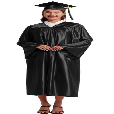 Grad HAGO Unisex Shiny Graduation Cap and Gown Tassel Set 2025 2026 for High School and Bachelor