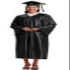Grad HAGO Unisex Shiny Graduation Cap and Gown Tassel Set 2025 2026 for High School and Bachelor view 1