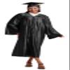 Grad HAGO Unisex Shiny Graduation Cap and Gown Tassel Set 2025 2026 for High School and Bachelor view 2