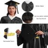 Grad HAGO Unisex Shiny Graduation Cap and Gown Tassel Set 2025 2026 for High School and Bachelor view 4