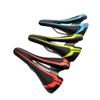 Bike seat Silln De Fibra De Carbono para Bicicleta De Montaa Y Carretera, Asiento Delantero Hueco De Cuero PU, Rieles De Titanio, Bike seat Cover (Color : Red) view 1