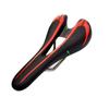 Bike seat Silln De Fibra De Carbono para Bicicleta De Montaa Y Carretera, Asiento Delantero Hueco De Cuero PU, Rieles De Titanio, Bike seat Cover (Color : Red) view 2