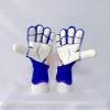 PLbSe Soccer Goalkeeper Gloves Goalie Training Gloves Strong Grip Anti-Slip and Breathable for Adults and Children (Blue Brim,10) view 3