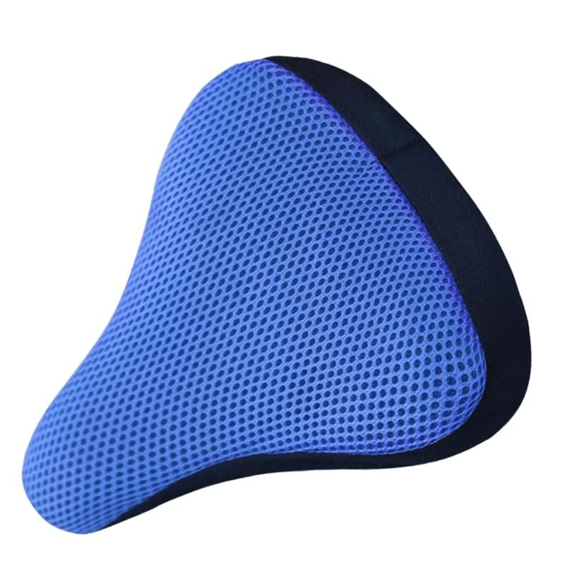 Bike seat Funda Cmoda para SILLN De Bicicleta, Funda De Cojn para Asiento De Bicicleta, La Ms Cmoda, Con Cojn Bike seat Cover (Color : Navy Blue)