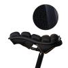 Bike seat Silln De Bicicleta 3D Suave, Cubierta De Asiento De Bicicleta De Montaa, Almohadilla De Aire Inflable Gruesa, Cojn Transpirable De Ciclismo, 3 Colores Bike seat Cover (Color : 2.0 Black view 2