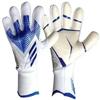 PLbSe Soccer Goalkeeper Gloves Goalie Training Gloves Strong Grip Anti-Slip and Breathable for Adults and Children (White,7) view 1