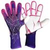PLbSe Soccer Goalkeeper Gloves Goalie Training Gloves Strong Grip Anti-Slip and Breathable for Adults and Children (Purple,9) view 1