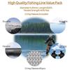Aboda Clear Fishing Line 0.2-1 mm, Strong Invisible Nylon Fishing Wire 8-100 lb Test Includes Crimp Sleeves, Clear String for Hanging Decorations Balloons Garlands Crafts & Jewelry view 2