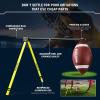 YNSZAS Football Kicking Tee, Portable Field Goal Kicking Holder Stand, Kickoff Tee Compatible with All Football Sizes, Football Training Practice Equipment for Adult & Youth view 3