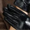 exnox Touch Screen Sheepskin Gloves Women's Winter Warm Cycling Driving Pile Thickened Outdoor Driving Riding Women's Leather Gloves view 4