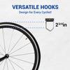 Yes4All Freestanding Bike Storage Rack, 300 Lbs 5 Levels Sturdy Steel Vertical Bike Rack, Bike Racks for Home and Garage Organizer, Indoor/Outdoor Bike Storage Rack view 3