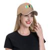 QIZYOQA USAF Basic Military Training Honor Graduate Ribbon Baseball Cap for Men Women Adjustable Funny Dad Hat Natural view 3