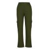 Women's Pants High Waisted Wide Leg Cargo Pants Stretchy Baggy Joggers Pants Fashion Teen Girls Y2K Streetwear Trousers view 3