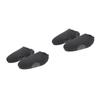 Kisangel 2pairs Adjustable Windproof Ice Skates Shoe Covers Elastic Protective Sleeve for Skating Black Fits Convenient for Outdoor Sports