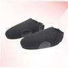 Kisangel 2pairs Adjustable Windproof Ice Skates Shoe Covers Elastic Protective Sleeve for Skating Black Fits Convenient for Outdoor Sports view 3
